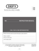 Defy Combi C330 Eco M Fridge / Freezer DAC 423 Owner's manual