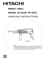 Hitachi DV 20VB User manual