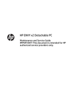 HP ENVY 15-c000 x2 Detachable PC User guide