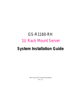 Gigabyte GS-R1160-RH System Installation Manual