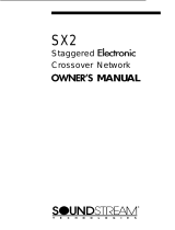 Soundstream SX-2 Owner's manual