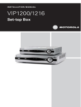 Motorola SET-TOP BOX VIP1216 User manual