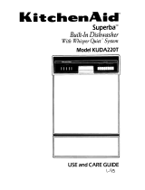 KitchenAid KUDA220T User manual