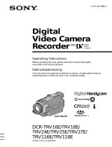 Sony DCR-TRV116E Owner's manual