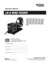 Lincoln Electric LN-8SF Operating instructions