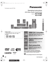 Panasonic SCPT467 Owner's manual