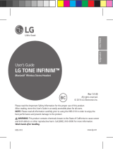 LG HBS-770 User manual