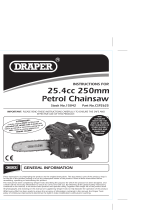 Draper Oregon Petrol Chainsaw Operating instructions