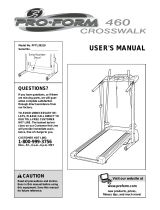 Pro-Form 460 CROSSWALK PFTL39310 User manual