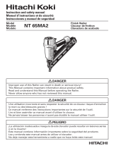 Hitachi NT65MA2 - Angled Finish Nailer User manual