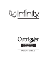 Infinity OUTDOOR SPEAKERS User manual