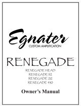 Egnater Renegade 112 Owner's manual