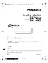 Panasonic DMRHW120EB Operating instructions