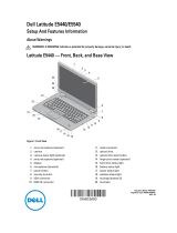Dell Latitude E5540 User manual
