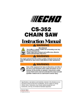 Echo CS-352 User manual