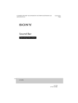 Sony HT-NT3 Operating instructions