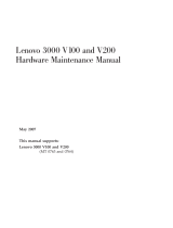 Lenovo 3000 V100 User manual