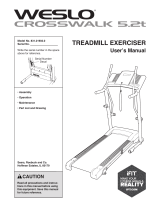 Weslo CROSSWALK 5.2T User manual