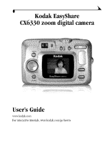 Kodak CX6330 - EasyShare 3.1 MP Digital Camera User manual
