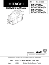 Hitachi DZ-MV550A(K) User manual