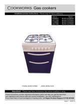 Cookworks CGT60W Twin Gas Cooker User manual