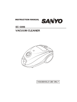 Sanyo Vacuum Cleaner SC-5006 User manual