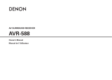 Denon AVR-588 User manual