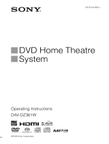 Sony DAV-DZ361W Operating instructions