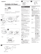 Sony D-EJ100 Operating instructions