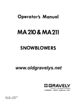 Gravely ma210 User manual