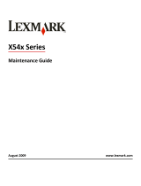 Lexmark X54 Series Maintenance Manual