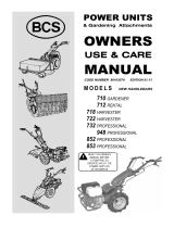 BCS 732 Owner's manual