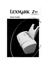 Lexmark 70D0000 - Z11 Color Jet Printer User manual