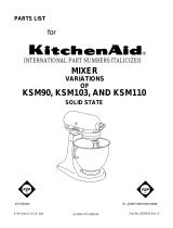 KitchenAid KSM90AC Template
