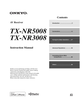 ONKYO TX-NR5008 User manual