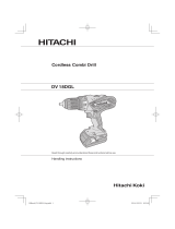 Hitachi DV 18DGL Handling Instructions Manual