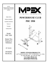 Impex PHC-1950 Owner's manual