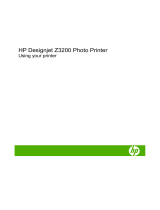 HP DesignJet Z3200 Photo Printer series User manual