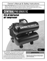 Central Pneumatic 62763 Air Compressor Owner's manual
