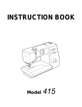 JANOME 415 Instruction book