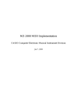 Casio MZ-2000 User manual