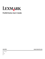 Lexmark Pro910 Series User manual