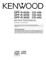Kenwood CD-406 User manual