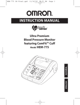 Omron Automatic Blood Pressure Monitor User manual