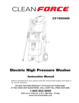 CleanForce CF1800HD User manual