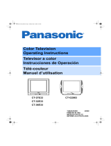 Panasonic CT 32E33 User manual