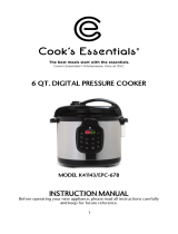 Cook's essentials K41143/EPC-678 User manual
