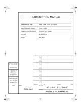Sanyo SAP-KRV18AP User manual