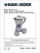 Black & Decker BX500 User manual