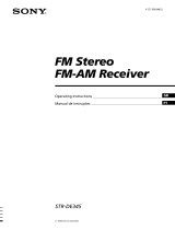 Sony STR-DE345 Operating instructions